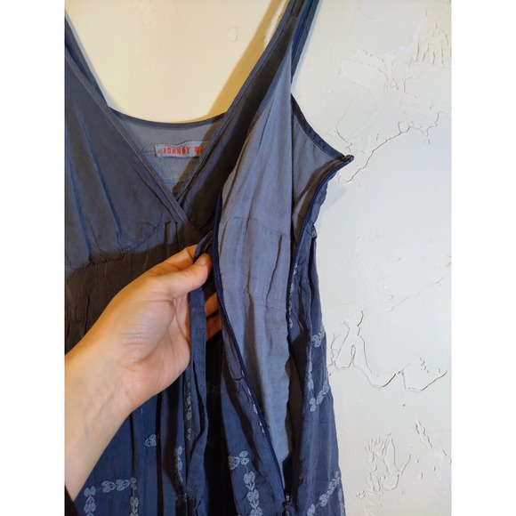 Johnny Was Blue Boho Mini Dress - Picture 4 of 5